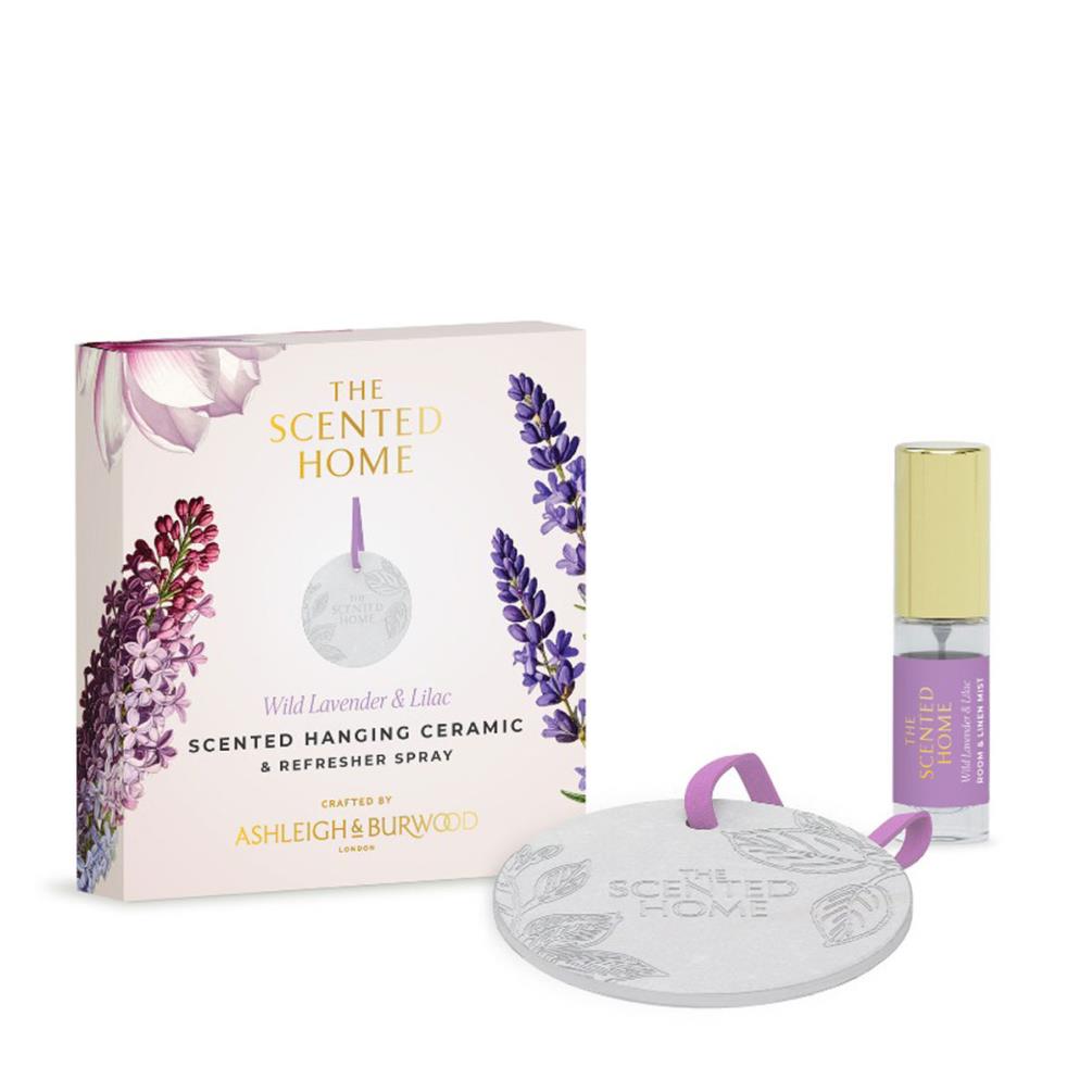 Ashleigh & Burwood Wild Lavender & Lilac Hanging Ceramic £6.74